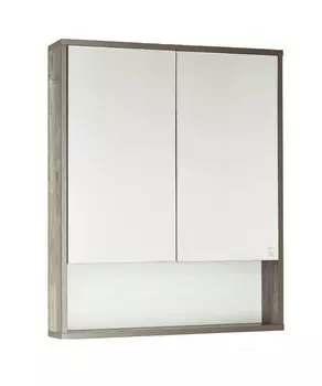 Зеркальный шкаф Style Line Экзотик 75 ЛС-00000398 древесина/белый