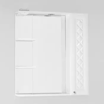 Зеркальный шкаф Style Line Канна 75/С Люкс, белый