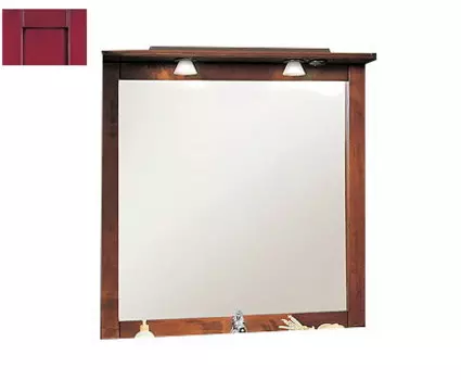 Зеркало 100 см Cezares Star SCS100.03 rosso anticato