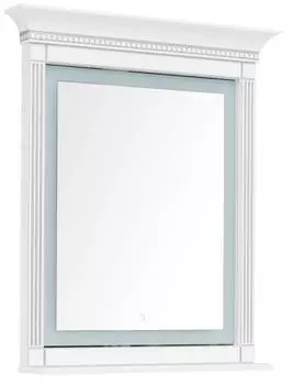 Зеркало Aquanet Селена 90 белое/серебро