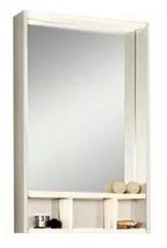 Зеркало Aquaton Йорк 60 белый/выбеленное дерево