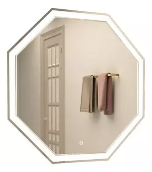 Зеркало Art&amp;Max Argo 80 см AM-Arg-800-800-DS-F с подсветкой