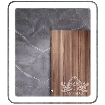 Зеркало Art&amp;Max Latina 70 см AM-Lat-700-800-DS-F с подсветкой