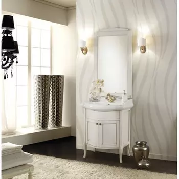 Зеркало Cezares Lorenzo LOR70/03.03 bianco patinato