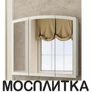 Зеркало Comfortу Палини-100, белый глянец