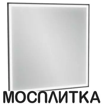 Зеркало Jacob Delafon Allure 80 см EB1435-S14 черный сатин, с подсветкой