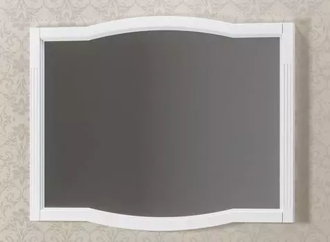 Зеркало Opadiris Лаура 120 белый матовый без патины