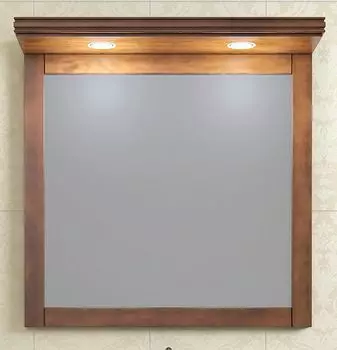 Зеркало Opadiris Мираж 80 светлый орех