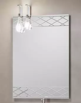 Зеркало Opadiris Порто 80 белый