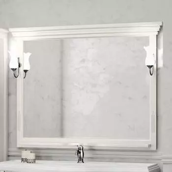 Зеркало Opadiris Риспекто 120 белый матовый