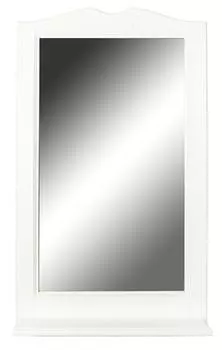 Зеркало Orange Классик 60 см, массив бука, цвет - белый