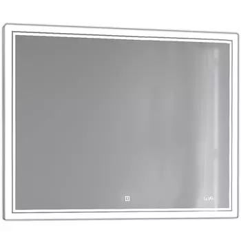 Зеркало с подсветкой и часами Jorno Slide Sli.02.92/W, 100 см