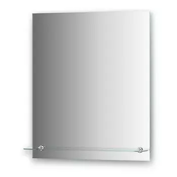 Зеркало с полочкой Evoform Attractive BY 0505, с фацетом 5 мм, 60 x 70 см