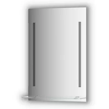 Зеркало с полочкой и LED-светильниками Evoform Ledline-S BY 2160 50х75 см