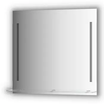 Зеркало с полочкой и LED-светильниками Evoform Ledline-S BY 2164 80х75 см