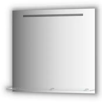Зеркало с полочкой и LED-светильником Evoform Ledline-S BY 2156 80х75 см