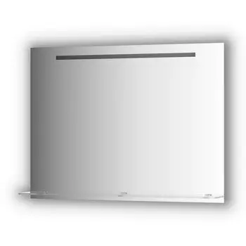 Зеркало с полочкой и LED-светильником Evoform Ledline-S BY 2158 100х75 см