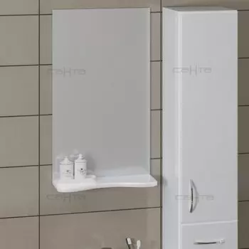 Зеркало СаНта Сити 40 101202, с полочкой