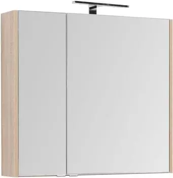 Зеркало-шкаф Aquanet Остин 85 00201729 дуб сонома