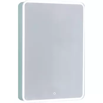 Зеркало-шкаф с подсветкой Jorno Pastel Pas.03.60/BL, бирюзовый бриз