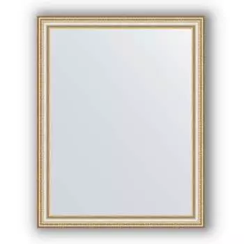 Зеркало в багетной раме Evoform Definite BY 1042 75 x 95 см, золотые бусы на серебре