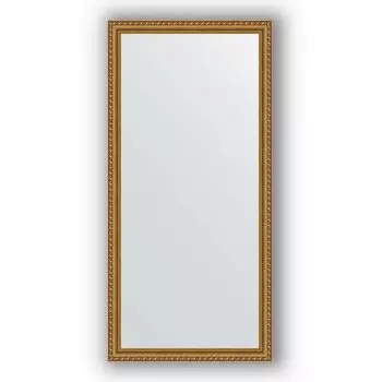Зеркало в багетной раме Evoform Definite BY 1118 74 x 154 см, золотой акведук
