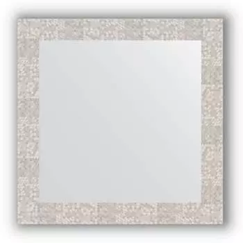 Зеркало в багетной раме Evoform Definite BY 3147 66 x 66 см, соты алюминий