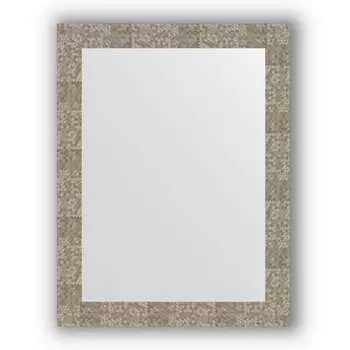 Зеркало в багетной раме Evoform Definite BY 3180 66 x 86 см, соты титан