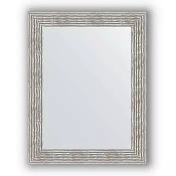 Зеркало в багетной раме Evoform Definite BY 3185 70 x 90 см, волна хром