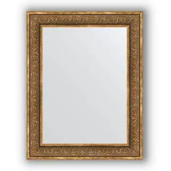 Зеркало в багетной раме Evoform Definite BY 3191 73 x 93 см, вензель бронзовый