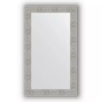Зеркало в багетной раме Evoform Definite BY 3217 70 x 120 см, волна хром