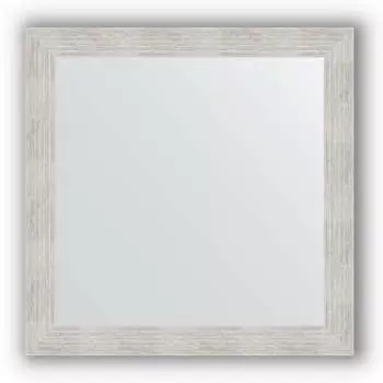 Зеркало в багетной раме Evoform Definite BY 3240 76 x 76 см, серебряный дождь