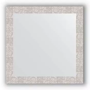 Зеркало в багетной раме Evoform Definite BY 3243 76 x 76 см, соты алюминий