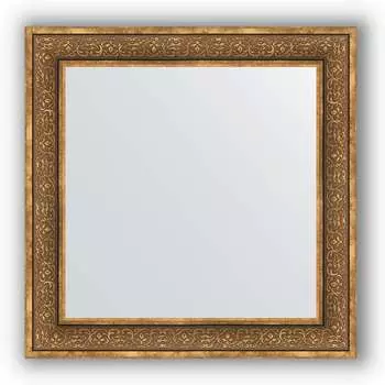 Зеркало в багетной раме Evoform Definite BY 3255 83 x 83 см, вензель бронзовый