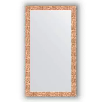 Зеркало в багетной раме Evoform Definite BY 3306 76 x 136 см, соты медь