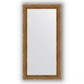 Зеркало в багетной раме Evoform Definite BY 3351 83 x 163 см, вензель бронзовый