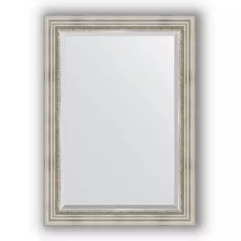 Зеркало в багетной раме Evoform Exclusive BY 1297 76 x 106 см, римское серебро