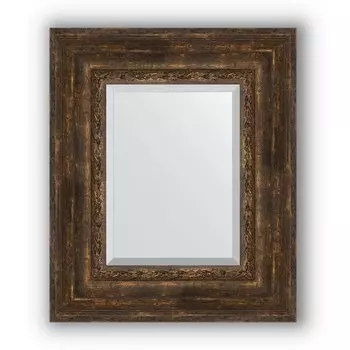 Зеркало в багетной раме Evoform Exclusive BY 3378 52 x 62 см, состаренное дерево с орнаментом