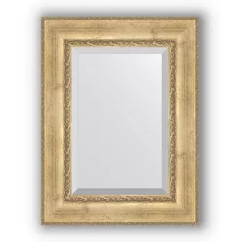 Зеркало в багетной раме Evoform Exclusive BY 3402 62 x 82 см, состаренное серебро с орнаментом