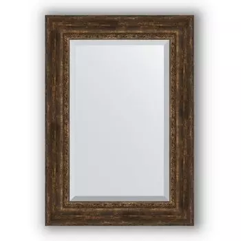 Зеркало в багетной раме Evoform Exclusive BY 3456 72 x 102 см, состаренное дерево с орнаментом