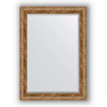 Зеркало в багетной раме Evoform Exclusive BY 3462 75 x 105 см, виньетка античная бронза