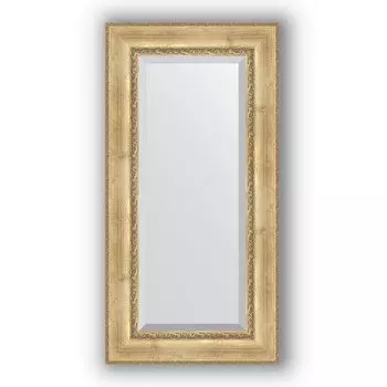 Зеркало в багетной раме Evoform Exclusive BY 3506 62 x 122 см, состаренное серебро с орнаментом