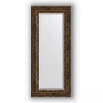 Зеркало в багетной раме Evoform Exclusive BY 3534 62 x 142 см, состаренное дерево с орнаментом