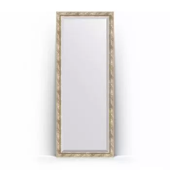 Зеркало в багетной раме Evoform Exclusive Floor BY 6104 78 x 198 см, прованс с плетением