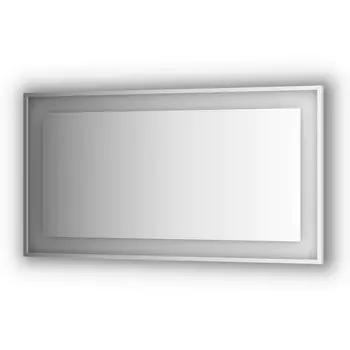 Зеркало в багетной раме и LED-светильником Evoform Ledside BY 2209 140х75 см