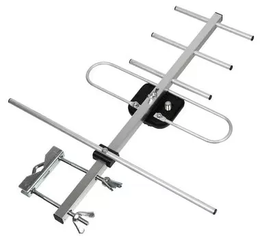 Антенна телевизионная Hyundai H-TAE120 11дБ пассивная серебристый