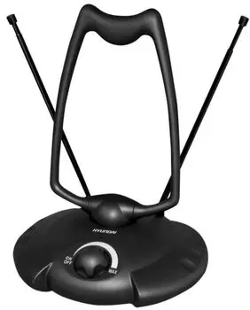 Антенна телевизионная Hyundai H-TAI200 30дБ активная черный