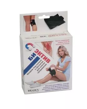 Бандаж под колено с магнитом для снятия напряжения «БИ ЭКТИВ»