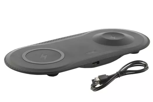 Беспроводная зарядка Red Line Qi-11 на два устройства