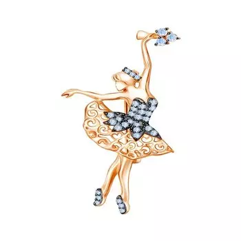 Брошь «Балерина»